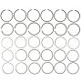 MAHLE 50514CP.020 Engine Piston Ring Set