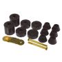Prothane 73-80 GM Body Mount 12 Bushing Kit - Black