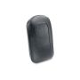 Mustang Motorcycle 79040 Mustang Harley Medallion Style Sissy Bar Pad (7 iinch x 12 inch) - Black