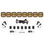 Diode Dynamics DD6803 SS5 Sport Universal CrossLink 8-Pod Lightbar - Yellow Combo