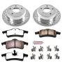 PowerStop K2151-36 Z36 Truck and SUV Carbon-Fiber Ceramic Brake Pad and Drilled & Slotted Rotor Kit