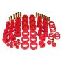 Prothane 94-01 Dodge Ram 4wd V6/8 Total Kit - Red