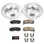 PowerStop K1526 Z23 Daily Driver Carbon-Fiber Ceramic Brake Pad and Drilled & Slotted Rotor Kit