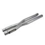 BBK Performance Parts 1818 2015-2025 MUSTANG 5.0 GT RESONATOR DELETE HIGH FLOW X PIPE