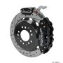 Wilwood 140-14883-D Narrow Superlite 4R-MC4 Black Rear Kit 12.88in Drilled Rotor 88-96 Chevy Corvette C4