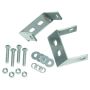 Kentrol 45-86 Jeep CJ Rear Bumper Brackets Pair - Polished Silver
