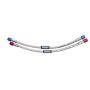 Russell Performance -4 AN 15in 90 Degree to Straight Pre-Made Nitrous and Fuel Line