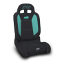 PRP Seats A8701044-201-238 PRP EnduroDaily Reclining Suspension Seat - Black/Teal Vinyl - Driver