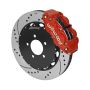 Wilwood 140-14640-DR Dynapro Radial / MC4 Rear Kit 12.19 Drilled Red Backdraft Roadster w/E46 Suspension w/Lines