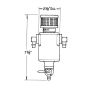 Mini-Breather Tank w/3/8in Fittings