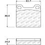 StopTech Performance 98-04 Volvo C70/98-00 V70 Rear Brake Pads