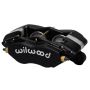 Wilwood 120-13744-BK Caliper-Forged Dynalite-M-Red 1.75in Pistons .81in Disc
