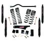 Skyjacker JK35BPBLT 2007-2018 Jeep Wrangler JK 2 Door 4WD Long Travel 3.5in-4in Lift Kit w/Black Max Shocks