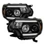 SPYDER 5081711 Projector Headlights - Light Bar DRL - Black