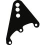 ALLSTAR PERFORMANCE ALL60150 Upper Link Brackets 1pr Steel 3 Hole