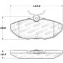 Stoptech 308.08060 Street Brake Pads
