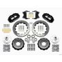 Wilwood 140-12307-D Narrow Superlite 6R Front Hub Kit 12.88in Heidts Tri -5 2 inch Drop Spindle