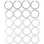 MAHLE 51286CP Engine Piston Ring Set