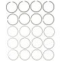 MAHLE 51286CP.030 Engine Piston Ring Set