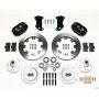 Wilwood 140-12306 Forged Dynalite Front Kit 12.19in Heidts Tri -5 2 inch Drop Spindle