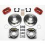 Wilwood 140-11397-R Dynapro Low-Profile 11.00in P-Brake Kit - Red 58-64 Olds/Pontiac Ends 2.81in Offset