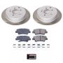 PowerStop SC7729 Semi-Coated Rotor and Low-Dust Ceramic Brake Pad Kit