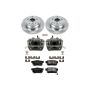 PowerStop KCOE709 OE Stock Replacement Low-Dust Ceramic Brake Pad, Rotor and Caliper Kit