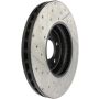 StopTech Power Slot 09-10 Audi A4/A4 Quattro / 08-10 A5 / 10 S4 Front Left Drilled & Slotted Rotor