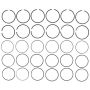 MAHLE 51444.020 Engine Piston Ring Set