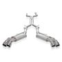 Stainless Works CA16AVCBR 2016+ Chevy Camaro SS 6.2L 3in Redline Catback w/AFM Valve NPP Valve 4in Quad Tips