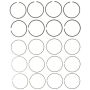 MAHLE 51489CP Engine Piston Ring Set