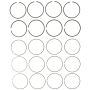 MAHLE 51489CP.040 Engine Piston Ring Set