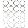 MAHLE 51510CP.060 Engine Piston Ring Set