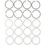 MAHLE 51559CP Engine Piston Ring Set