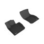 3D MAXpider 2014-2019 Mini Hardtop 4-Door Kagu 1st Row Floormat - Black