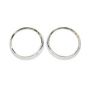 Omix Headlight Bezel Set Chrome 72-86 Jeep CJ Models