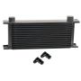 Derale 51688 16 Row Series 10000 Stack Plate Oil Fluid Cooler, 90 degree swivel -8AN