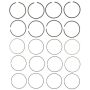 MAHLE 51869CP Engine Piston Ring Set