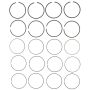MAHLE 51869CP.030 Engine Piston Ring Set