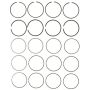 MAHLE 51874CP Engine Piston Ring Set