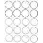 MAHLE 51874CP.030 Engine Piston Ring Set