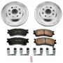 PowerStop KOE5902 OE Stock Replacement Low-Dust Ceramic Brake Pad and Rotor Kit