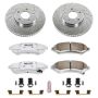 PowerStop K1542-26 Z26 Street Performance Ceramic Brake Pad and Drilled & Slotted Rotor Kit