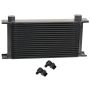 Derale 51986 19 Row Series 10000 Stack Plate Fluid Cooler, 90 degree swivel -6AN