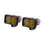 Diode Dynamics DD6412P Stage Series 2 In LED Pod Pro - Yellow Combo Standard ABL (Pair)