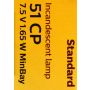 Philips 51CP Philips Standard Miniature 51 Pack of 10