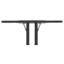Burly Brand B12-5504TB Folsom Bar 10in - Matte Black