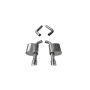 CORSA Performance 21019 Corsa 17-20 Dodge Charger 6.4L/17-19 Dodge Charger 5.7L Polished Sport AxleBack Exhaust w/4.5in Tips