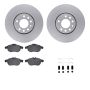 Dynamic Friction 4612-65008 Rotor Kit