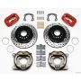 Wilwood 140-13719-DR Forged Dynalite P/S Park Brake Kit Drilled Red Ford 8.8 Special w/2.50in Offset-5 Lug